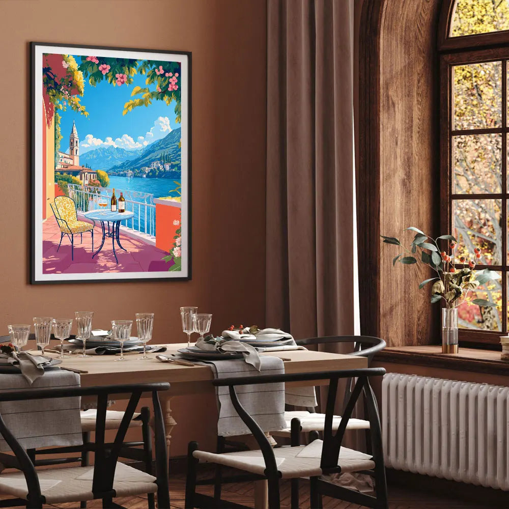 Affiche Capri – Toile Murale "La Dolce Vita" Citrons de Capri