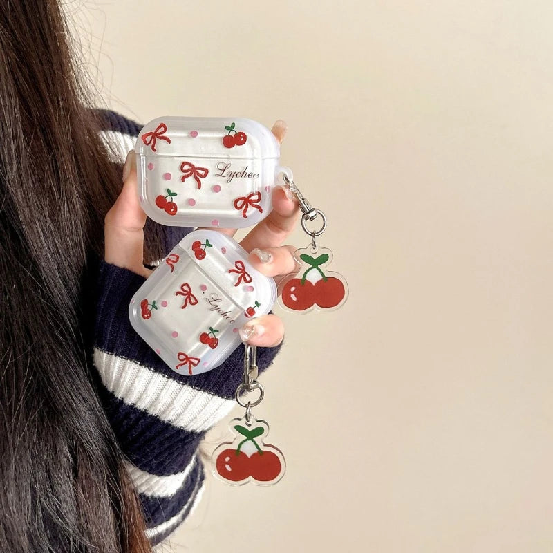 Coque Luna – Cerises & Nœud