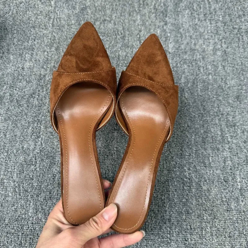 Mules Riviera – Mules à Talon Suédine