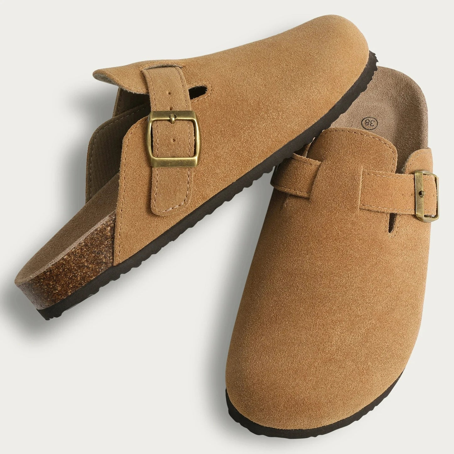 Mules Alma – Sabots en Daim & Liège