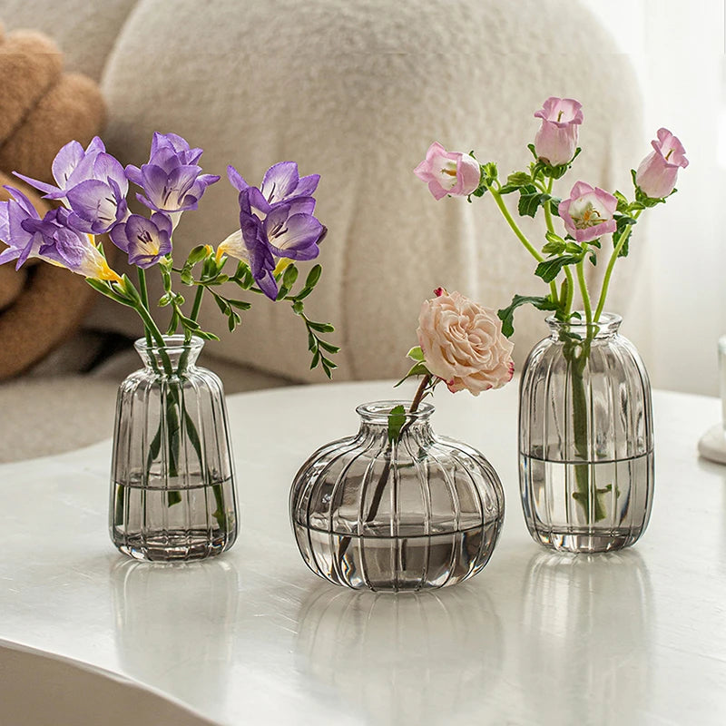 Vase Élia – Vase en Verre Transparent Minimaliste