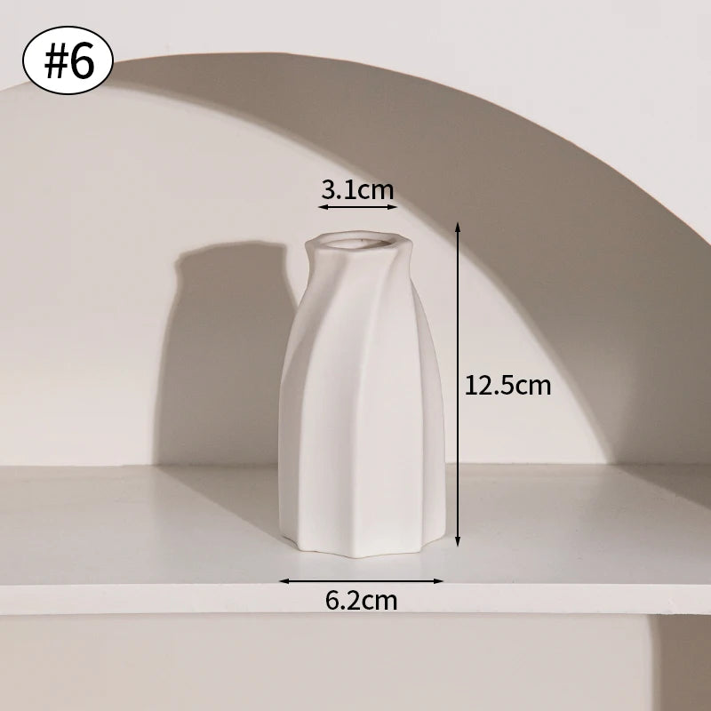 Vase Alba – Vase Décoratif en Céramique Minimaliste