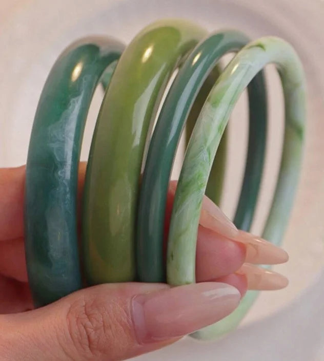 Bracelet Azélie – Jonc Résine Vintage
