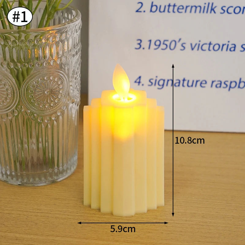 Bougie Luma – Bougie LED Vintage à Lumière Chaleureuse