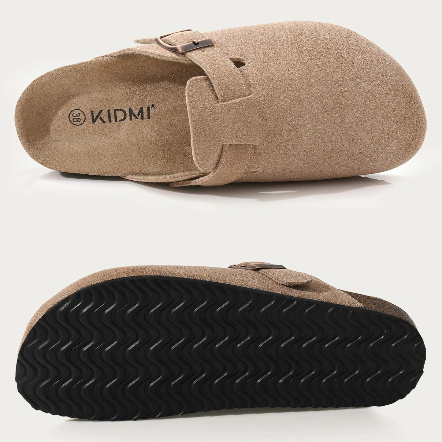 Mules Alma – Sabots en Daim & Liège