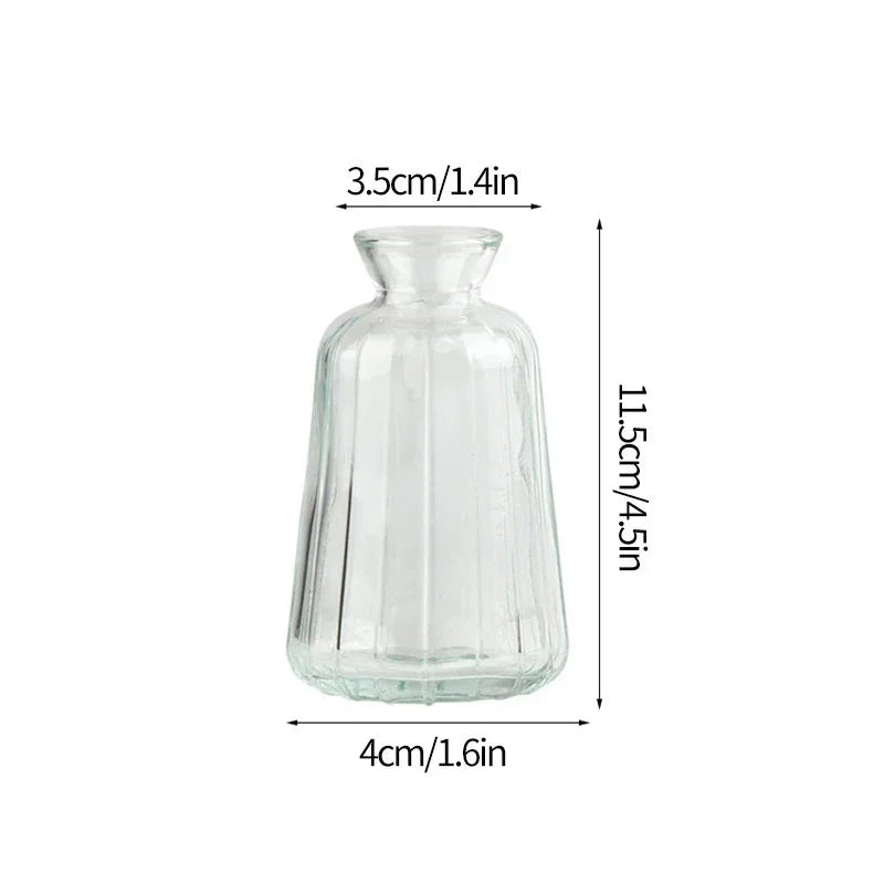 Vase Élia – Vase en Verre Transparent Minimaliste