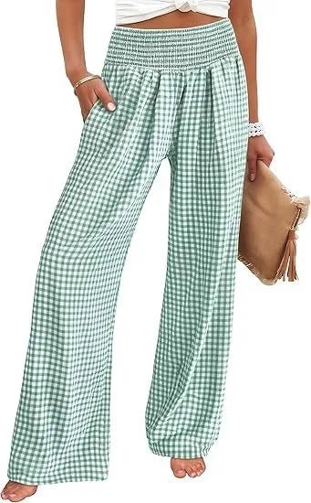 Pantalon Camille – Vichy Élégance