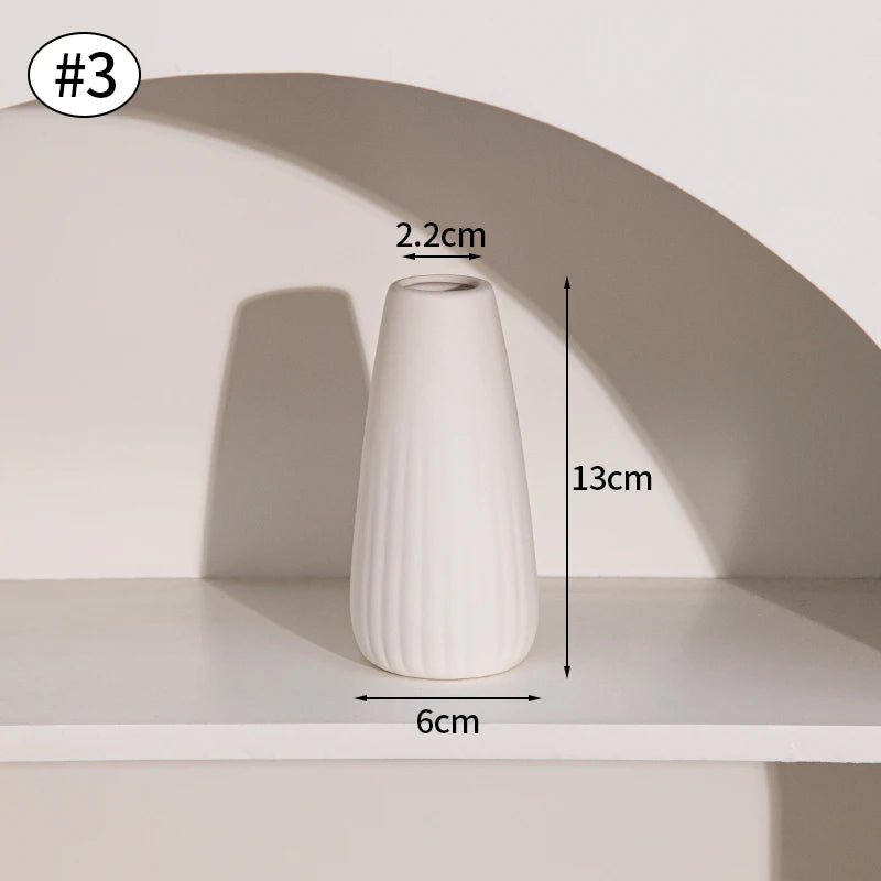 Vase Alba – Vase Décoratif en Céramique Minimaliste