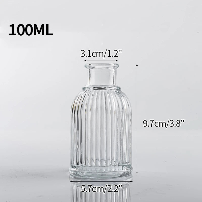 Vase Élia – Vase en Verre Transparent Minimaliste