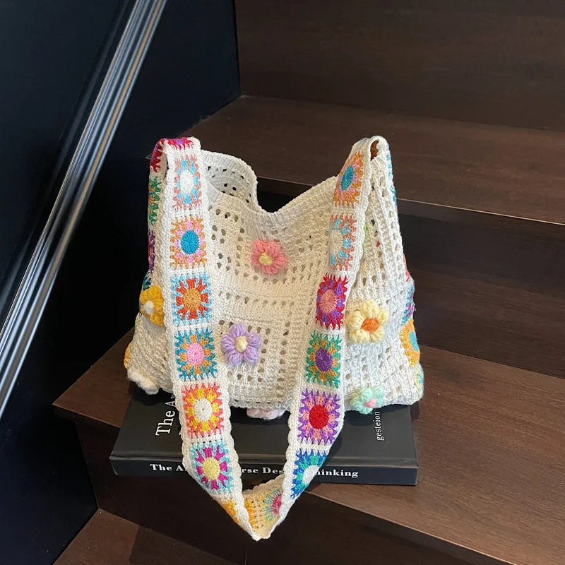 Sac Flora – Crochet Bohème