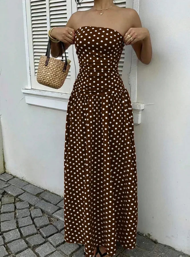 Robe Léna – Pois Élégance