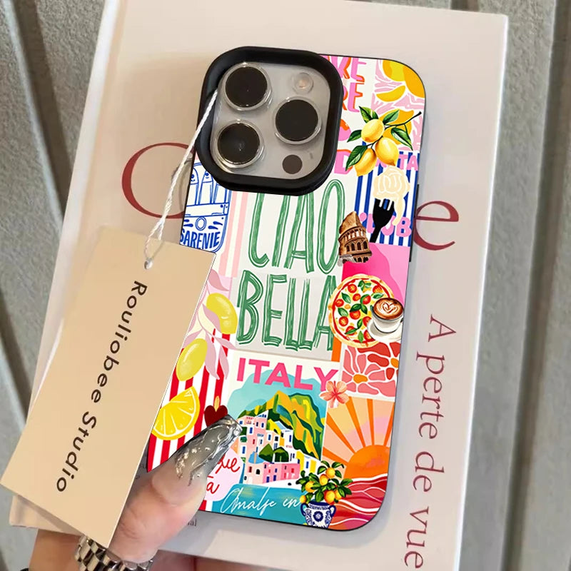 Coque Luna – Collage Citronné