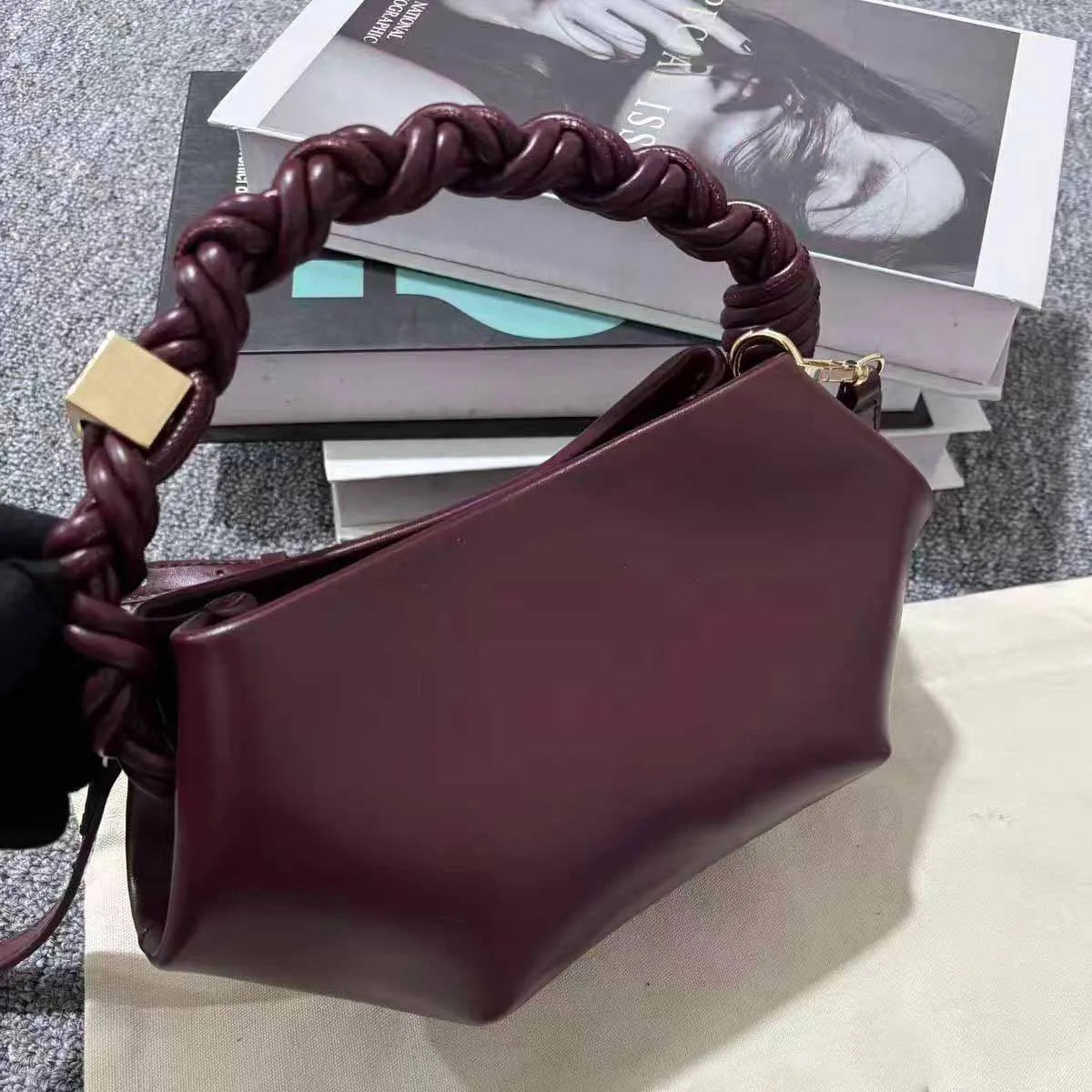 Sac Paris – Sac Bandoulière Tressé en Cuir