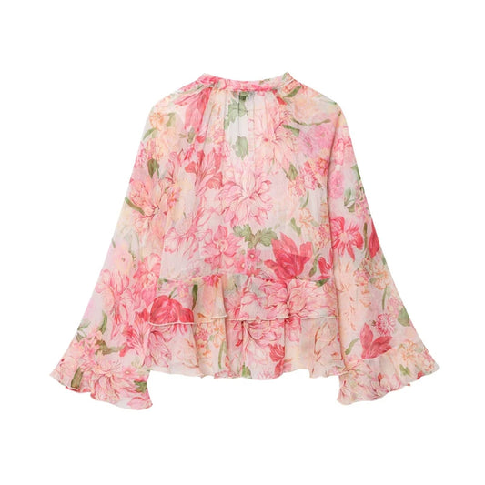 Elise Blouse – Floral Chiffon