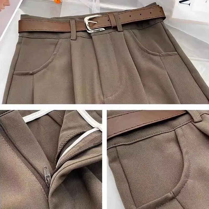 Pantalon Élina – Pantalon Tailleur Taille Haute