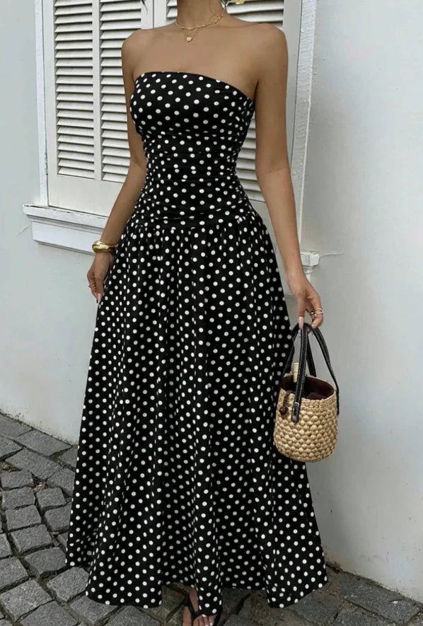 Robe Léna – Pois Élégance