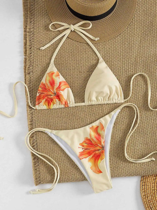Bikini Flora fleuri 2 pièces pour femme