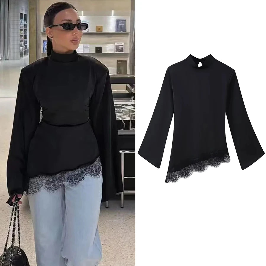 Blouse Élise Dentelle Harmonie pour femme