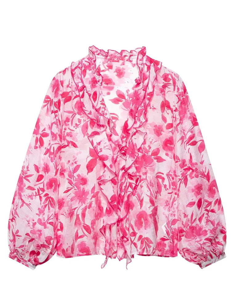 Blouse Élise Jardin Fleuri pour femme