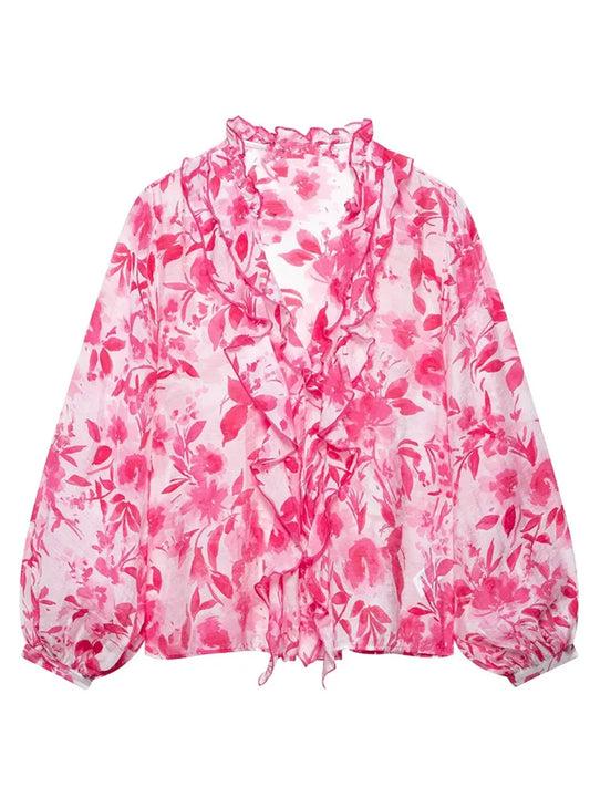 Blouse Élise Jardin Fleuri pour femme
