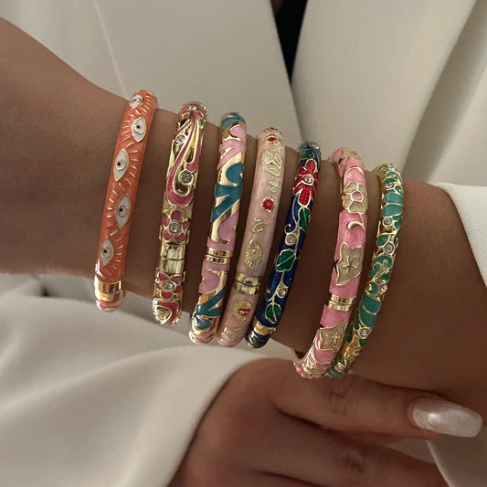 Bracelet Vayana doré élégant