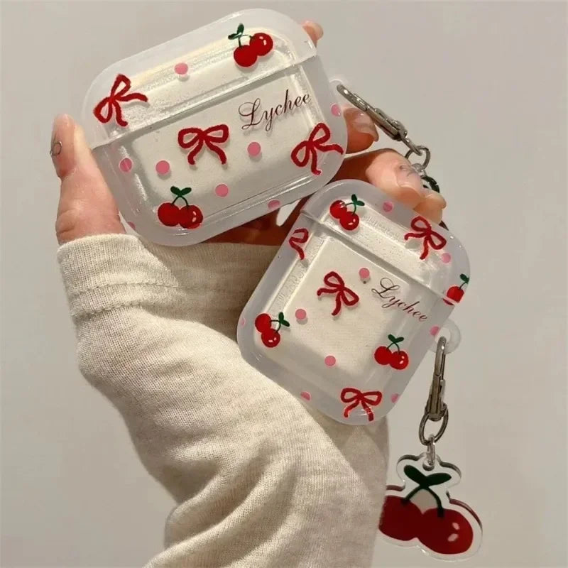 Coque Luna Cerises & Nœud pour iPhone