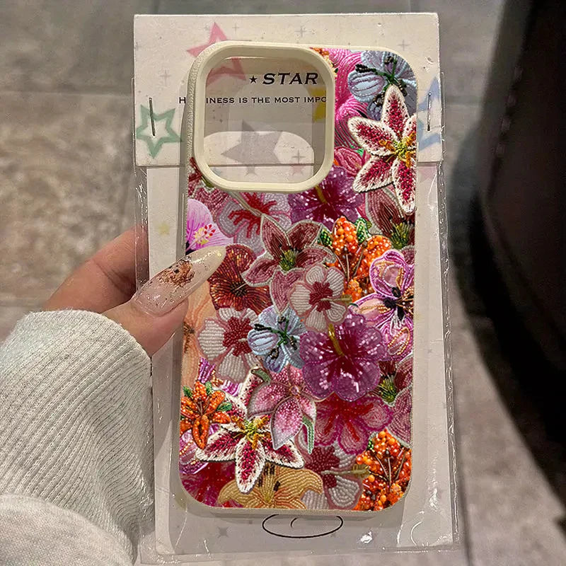 Coque Luna Fleur de Luxe pour iPhone