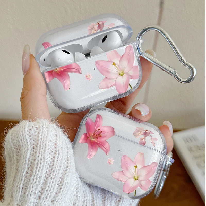 Coque Luna Lys Rosé pour iPhone