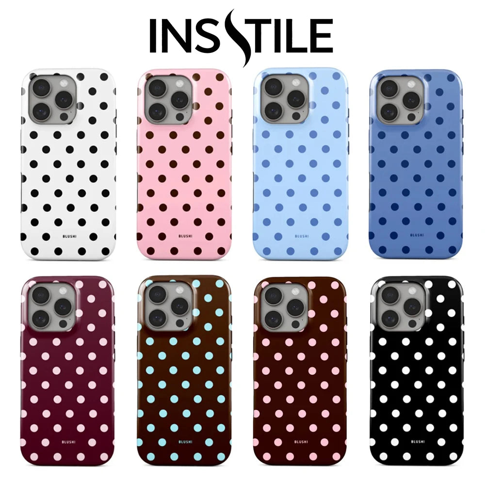 Coque Romy à pois vintage pour iPhone