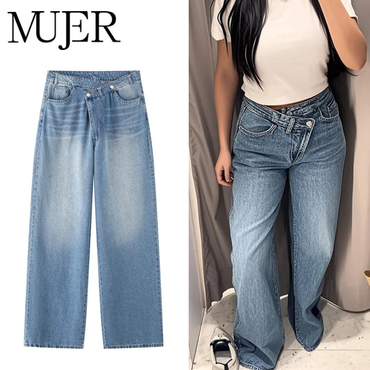 Jean Camille large taille haute pour femme