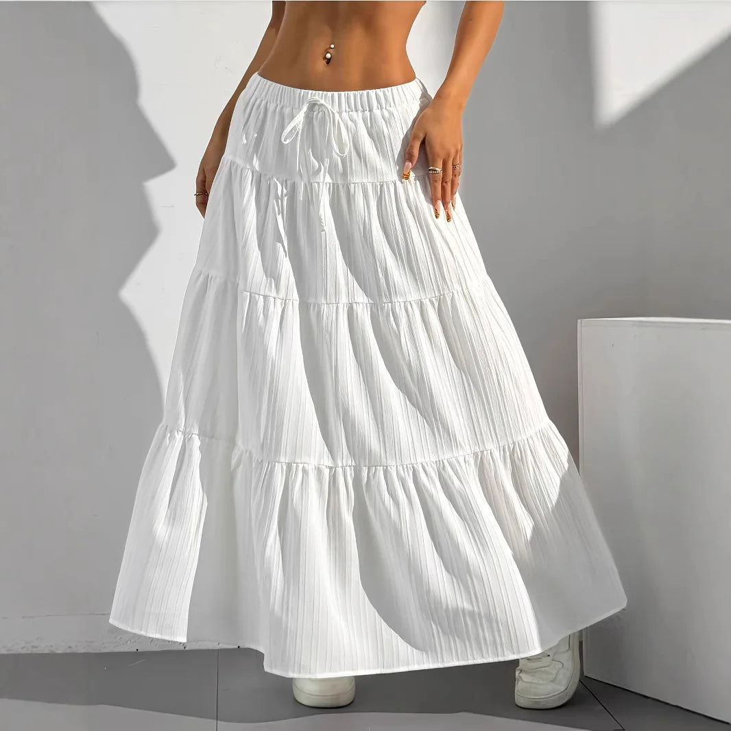 Jupe Althéa longue évasée pour femme