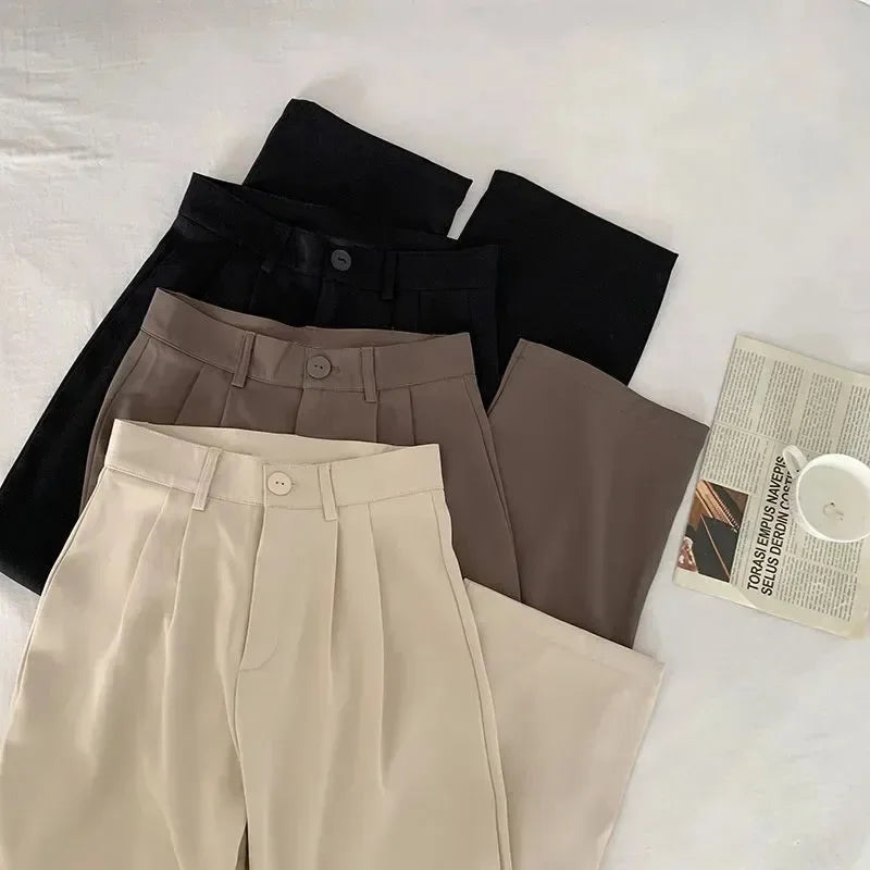 Pantalon Élina tailleur taille haute pour femme