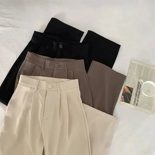 Pantalon Élina tailleur taille haute pour femme