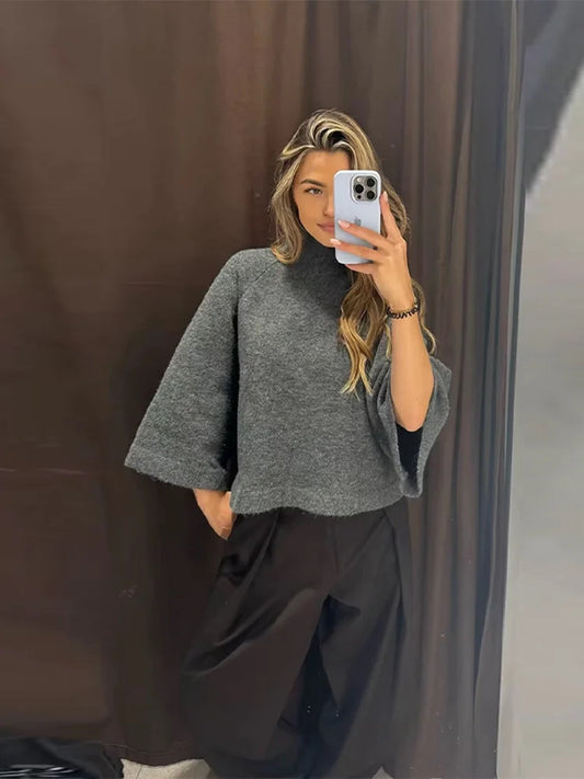 Pull Élise à manches évasées pour femme