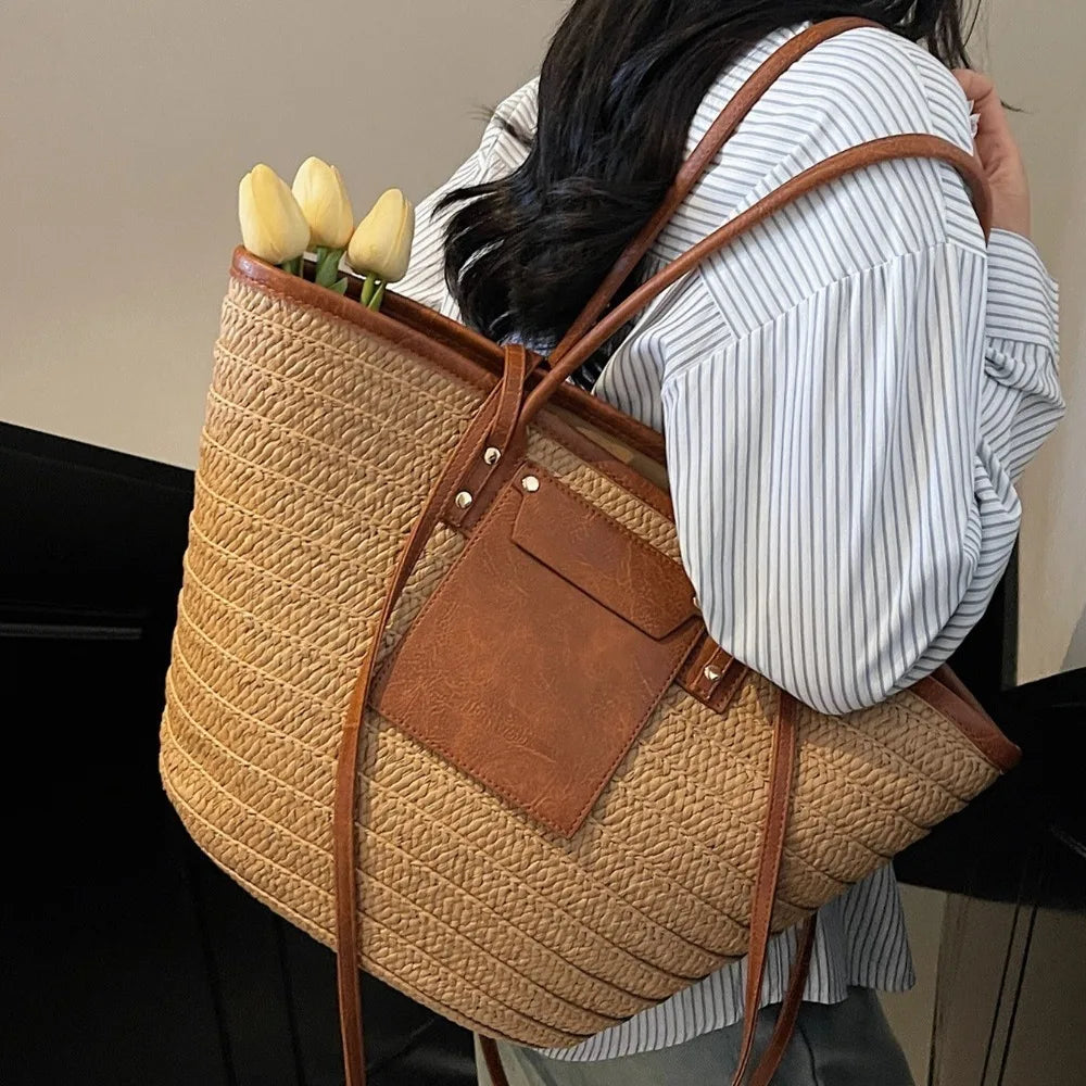 Sac Flora panier Capri pour femme