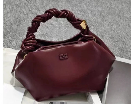 Sac Paris coquillage en cuir pour femme