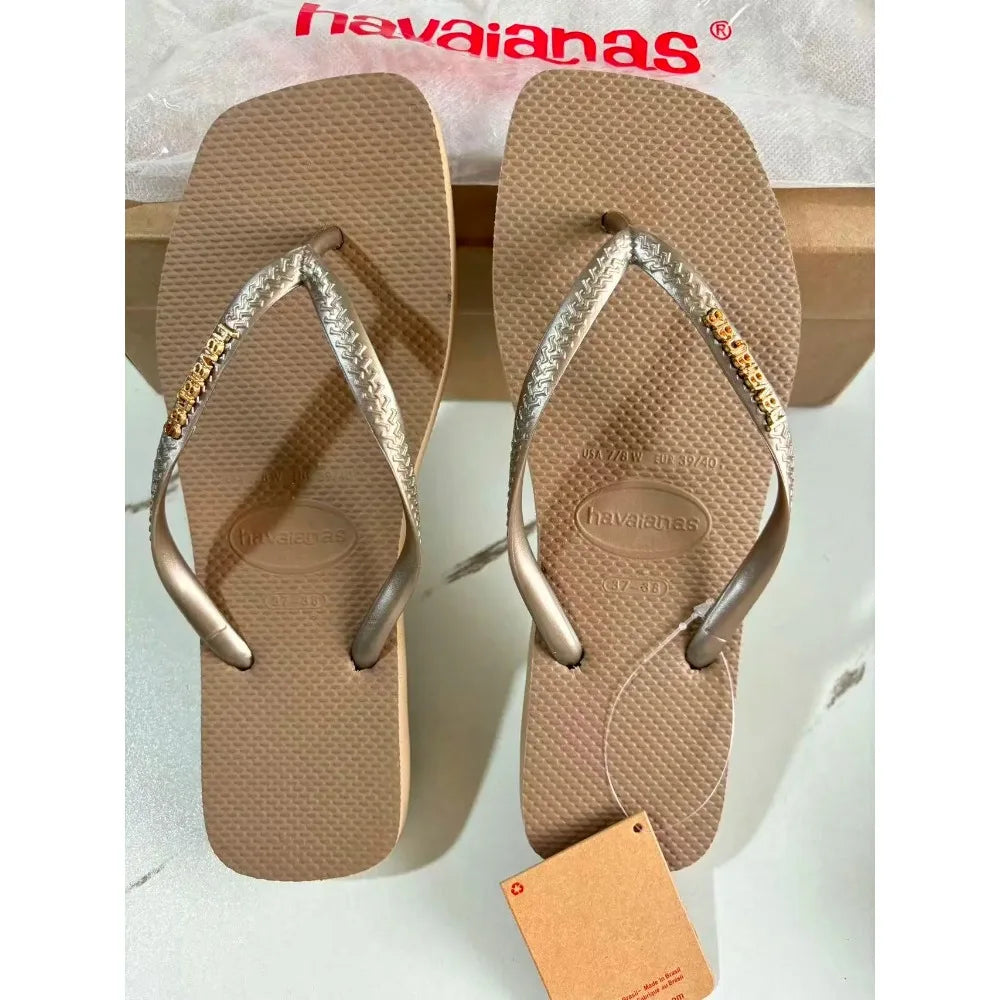 Tongs Riviera plates élégantes pour femme