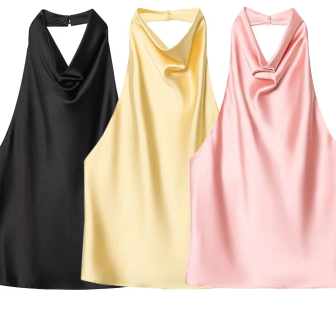 Top Élise Satin Éclipse pour femme