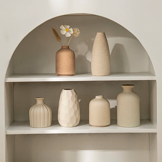Vase Alba décoratif en céramique minimaliste