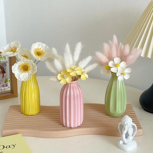 Vase Flora en céramique colorée
